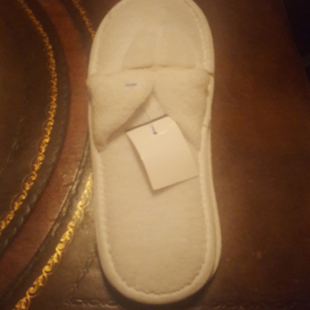 White Spa Slippers